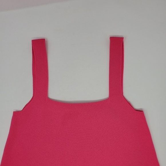 NWT- ZARA- Hot Pink Shift Style Tank Top- Women- Size Small - Picture 3 of 10